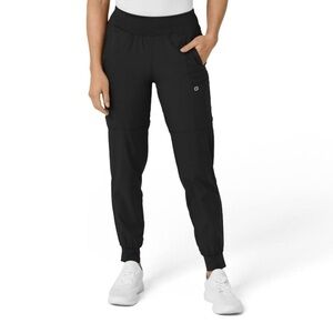 WonderWink Women's Comfort Waist Cargo Jogger Scrub Pants